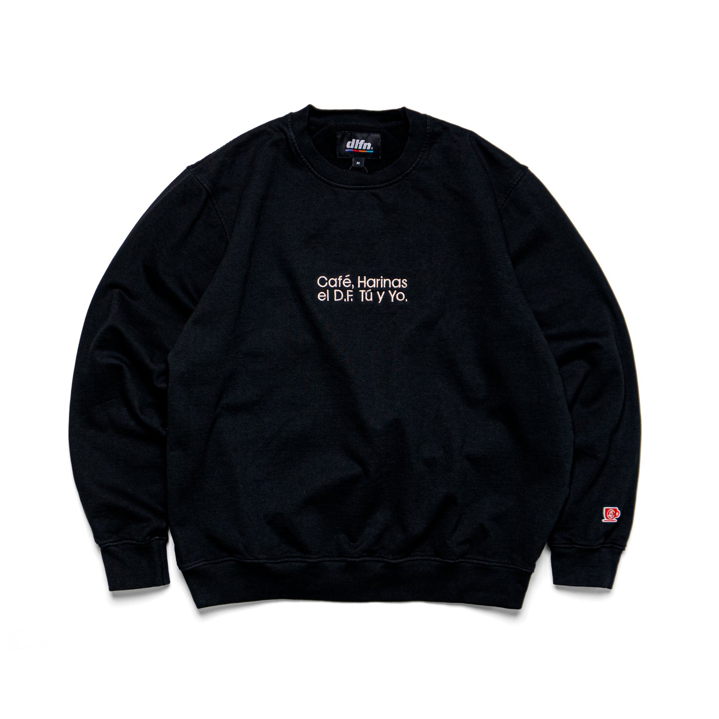 CAFÉ, HARINAS, EL D.F. TÚ Y YO CREWNECK - BLACK