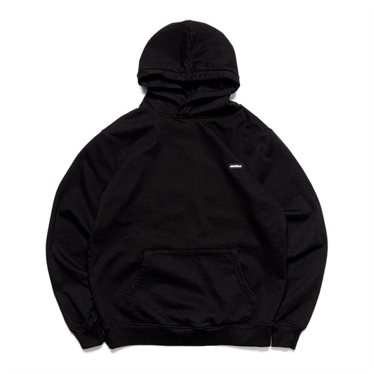 RUBBER PATCH HOODIE / TRIPLE BLACK