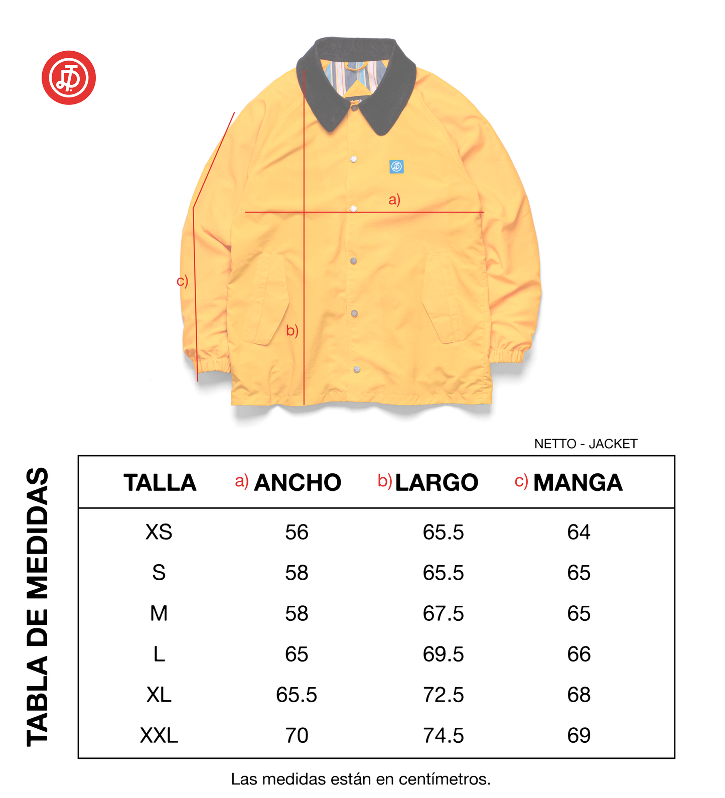 NETTO - JACKET / YELLOW