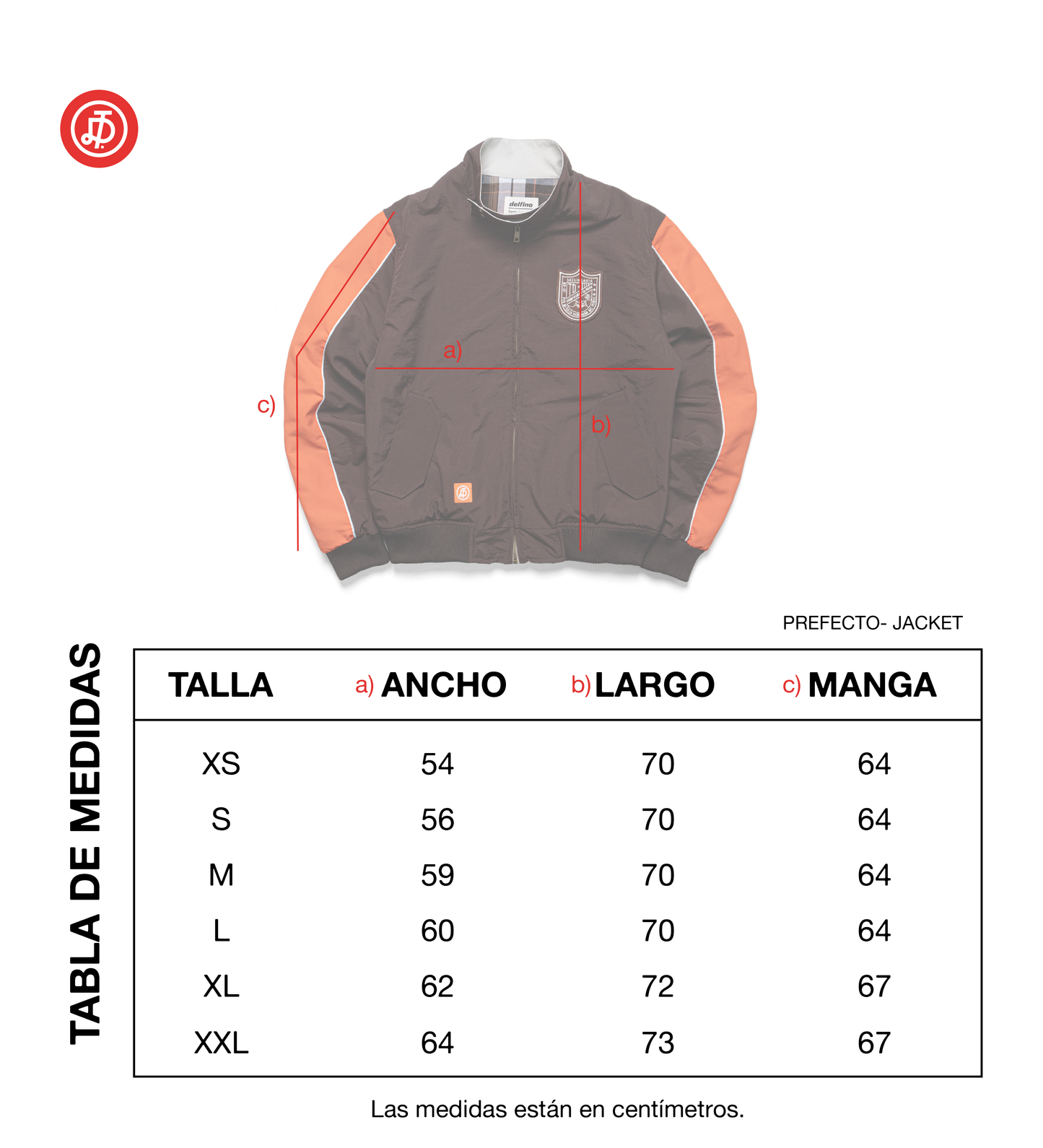 PREFECTO JACKET - BROWN W/ORANGE