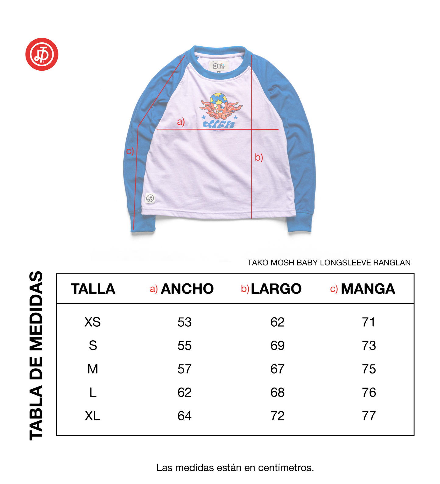 TAKO MOSH RANGLAN - BABY LONGSLEEVE / LILA