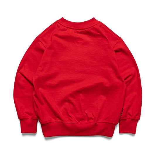 SCRIPT LOGO - LONGSLEEVE / RED