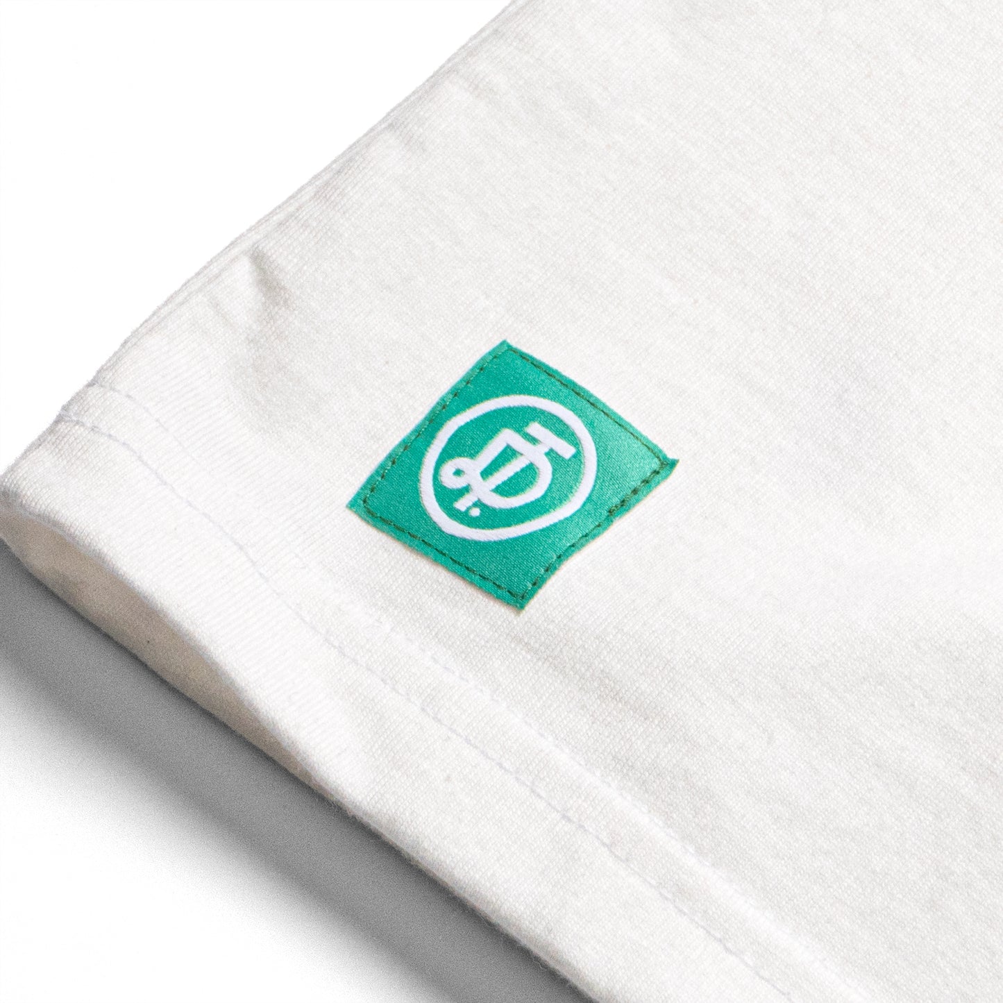 08.5 FM - RINGER T-SHIRT / CREAM & BLUE