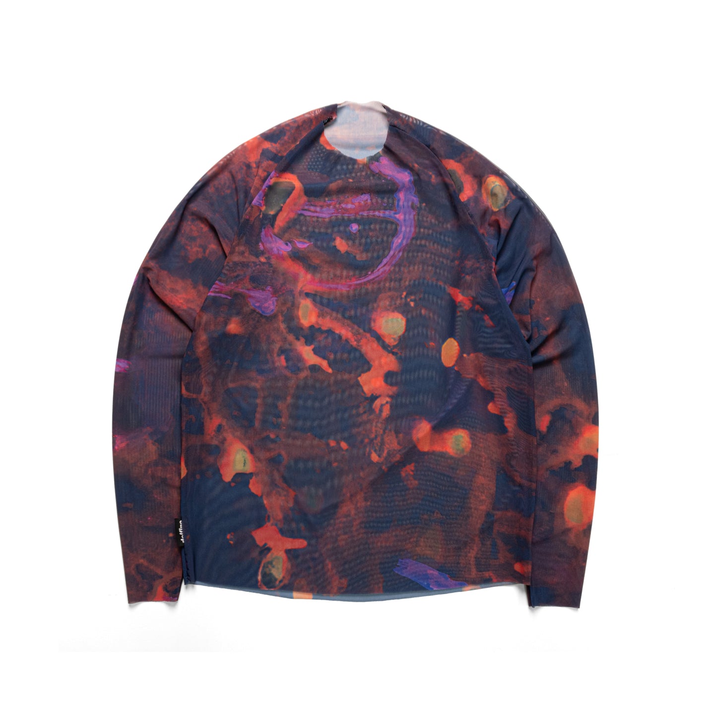 BURGUNDY SKIN - MESH T-SHIRT / MULTICOLOR