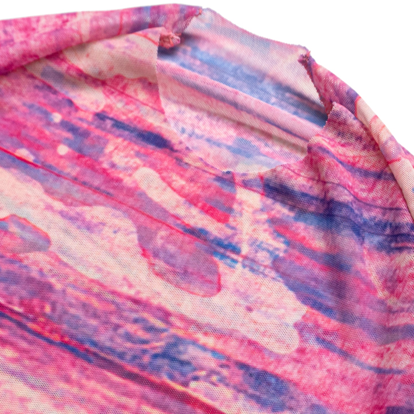 MARBLE SKIN - MESH T-SHIRT / MULTICOLOR