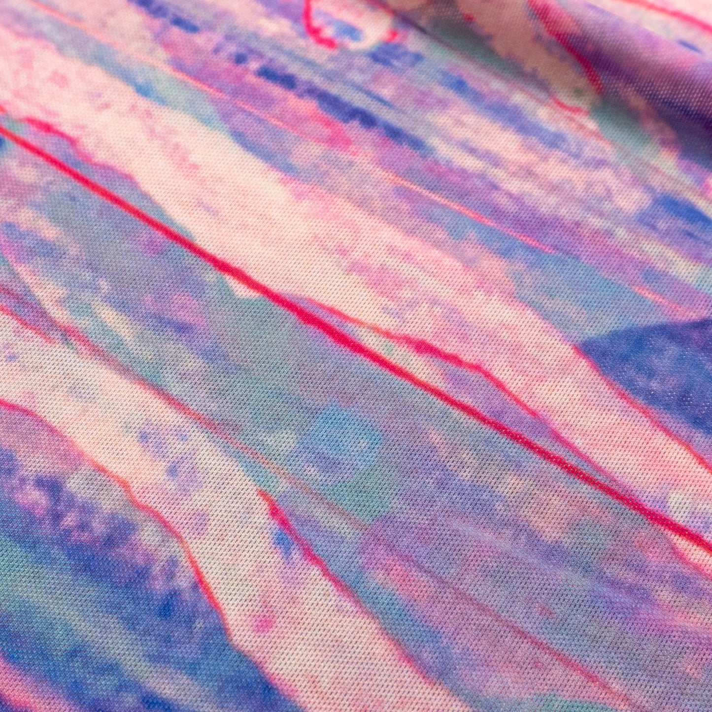 MARBLE SKIN - MESH T-SHIRT / MULTICOLOR