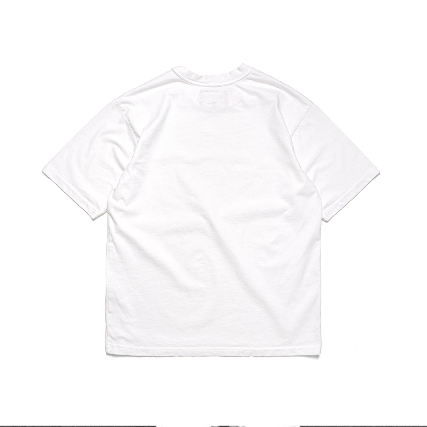 RUBBER PATCH BASIC T-SHIRT - WHITE