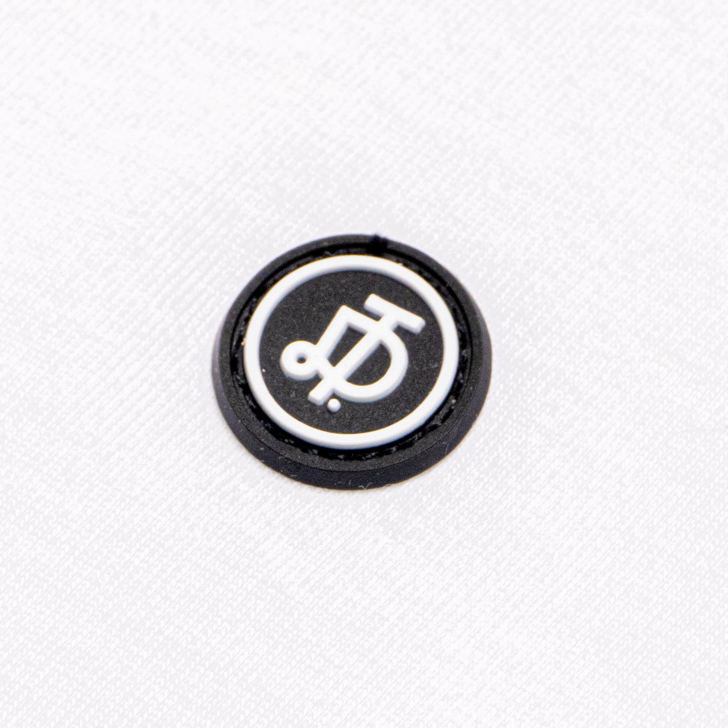 RUBBER PATCH BASIC T-SHIRT - WHITE