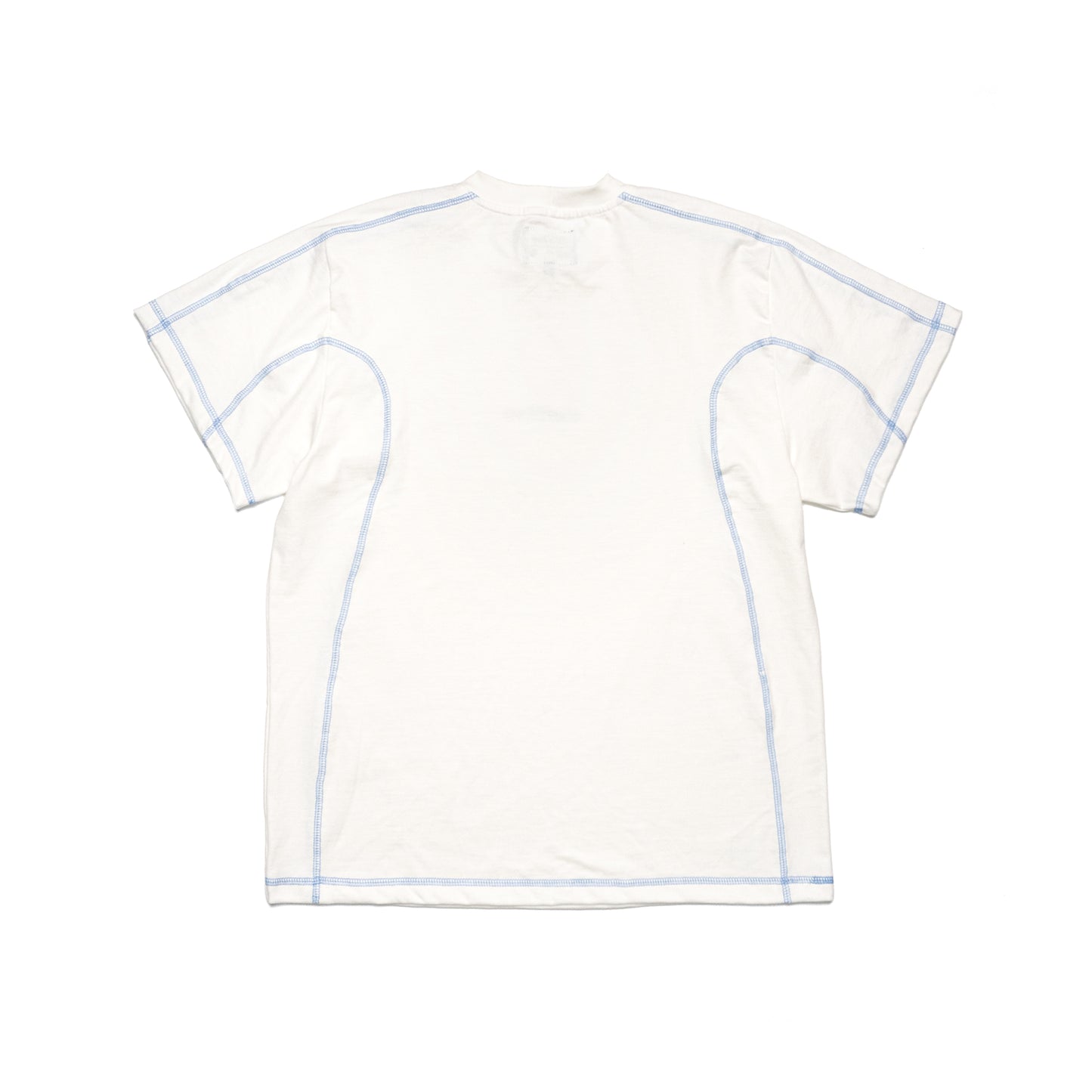 UNIT - WHITE W/BLUE T-SHIRT