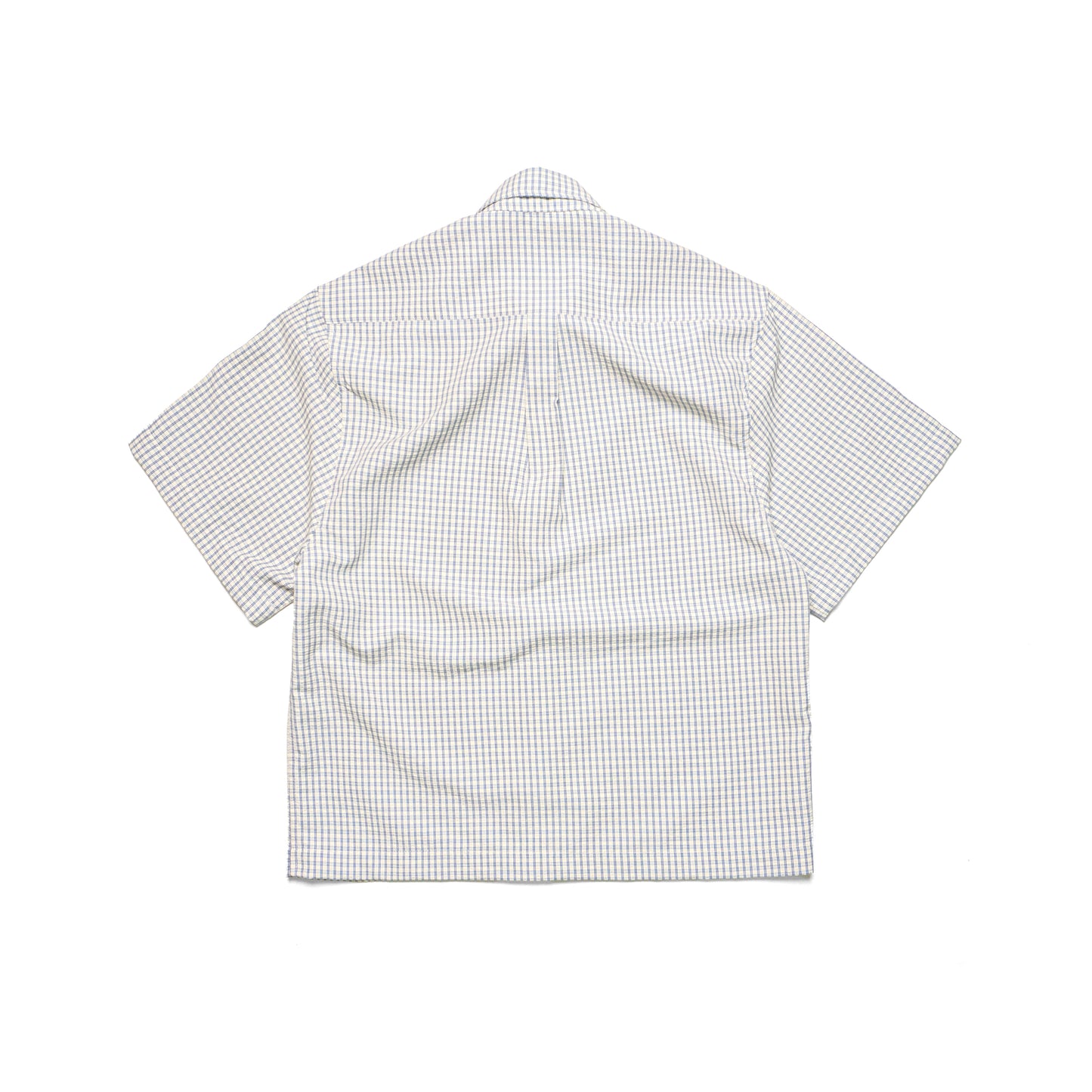 WARNING LOGOS - ZAPPA T-SHIRT - CREAM & BLUE