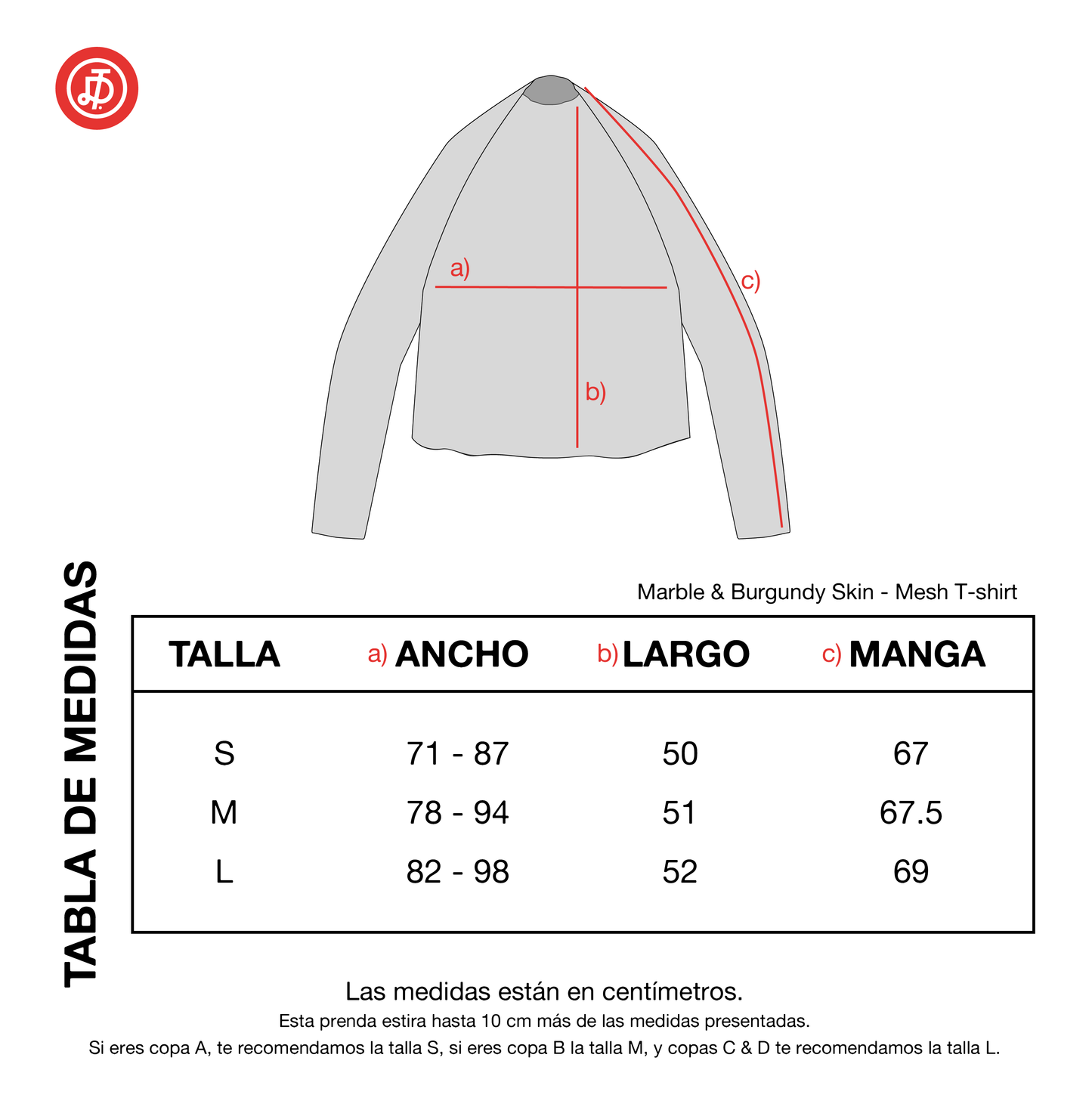 MARBLE SKIN - MESH T-SHIRT / MULTICOLOR