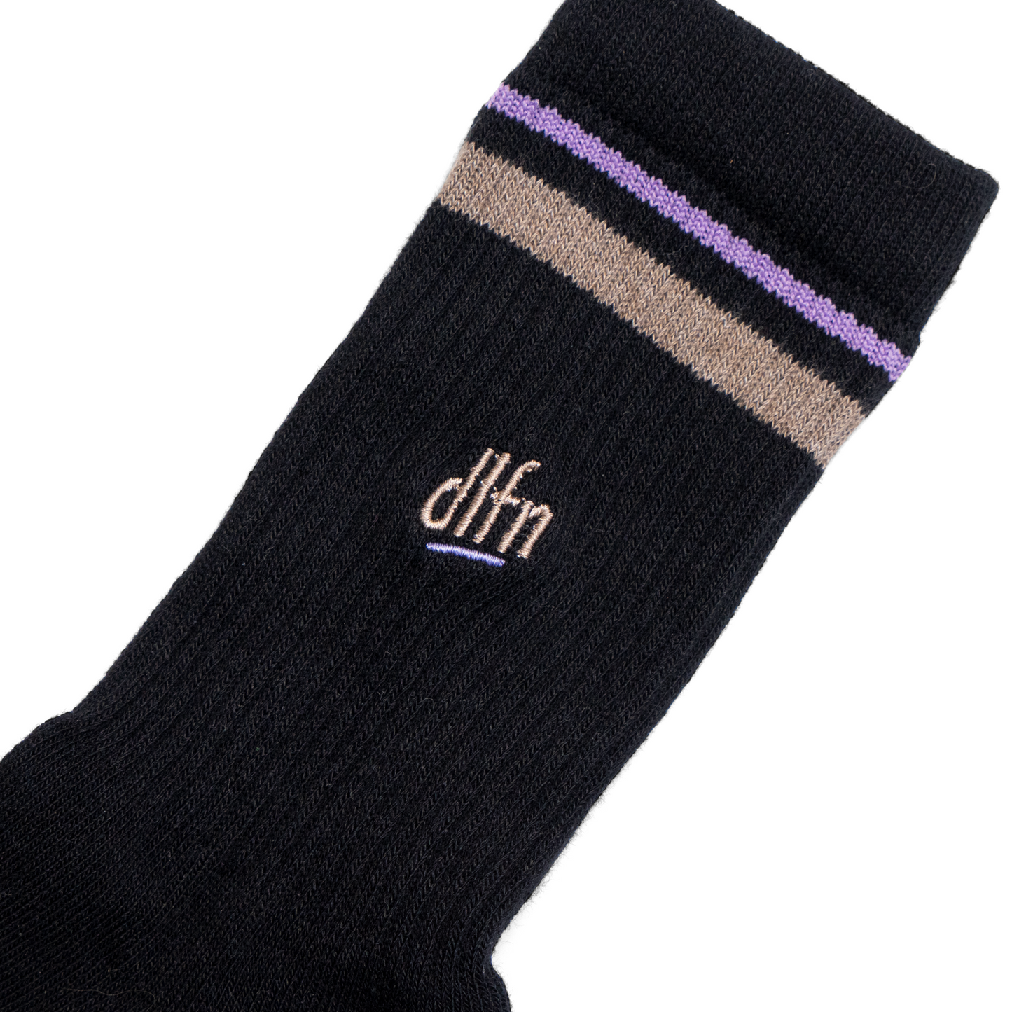 MALL SOCKS - NEGRO VIOLETA