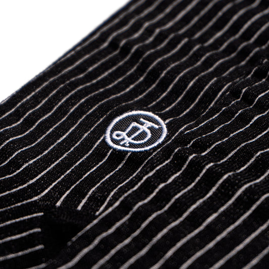 STRIPES SOCKS - MONOGRAMA / BLACK