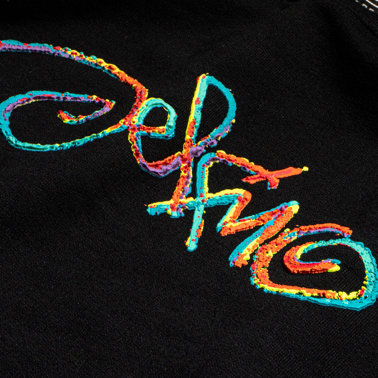 DELFINO SOLID TAG - CREWNECK / BLACK