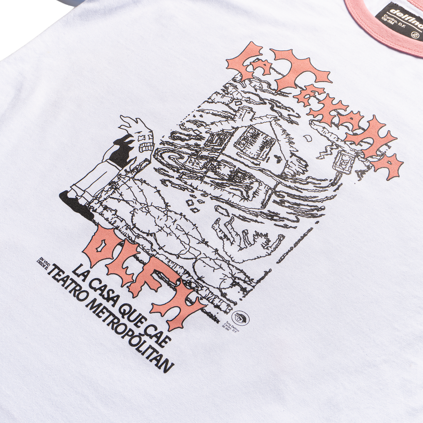 SOY EL SOL - RINGER T-SHIRT / WHITE