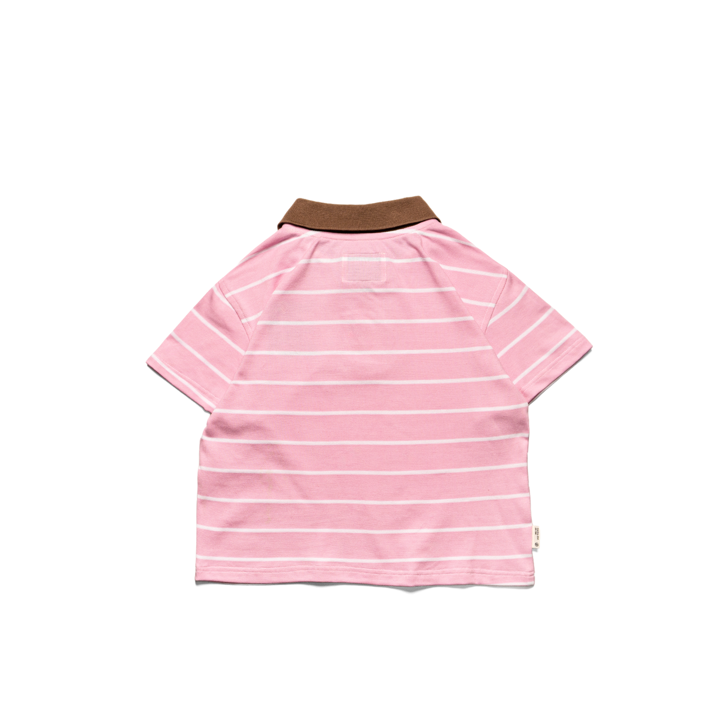 DOROTEA BABY POLO / PINK & BEIGE