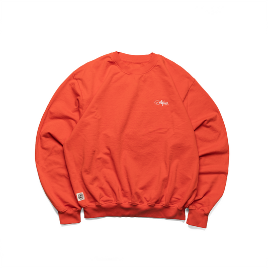 SCRIPT MINI LOGO - CREWNECK / BRICK