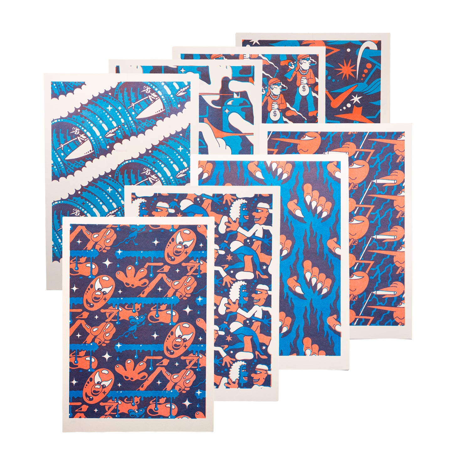 FINSTAFARI - RISOGRAFÍAS 8 PACK