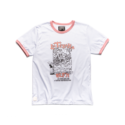 SOY EL SOL - RINGER T-SHIRT / WHITE