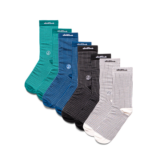 STRIPES SOCKS - MONOGRAMA / FOUR PACK