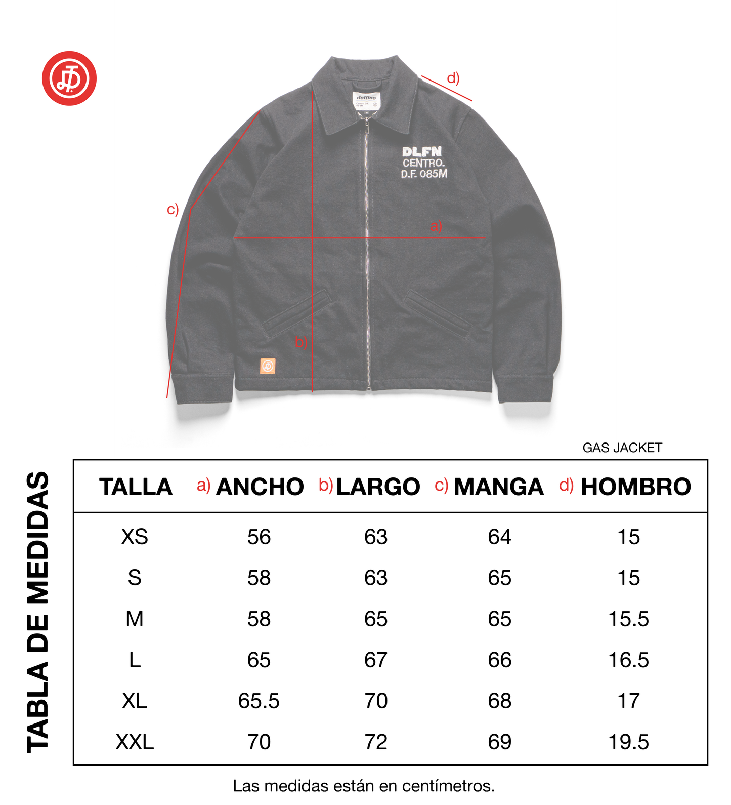 GAS JACKET - DELFINO CENTRO / BLACK