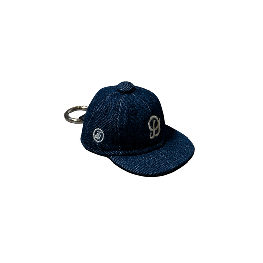 PLUSH D CAP - KEYCHAIN / DENIM