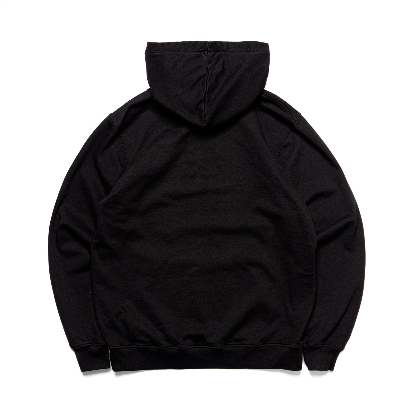RUBBER PATCH HOODIE / TRIPLE BLACK