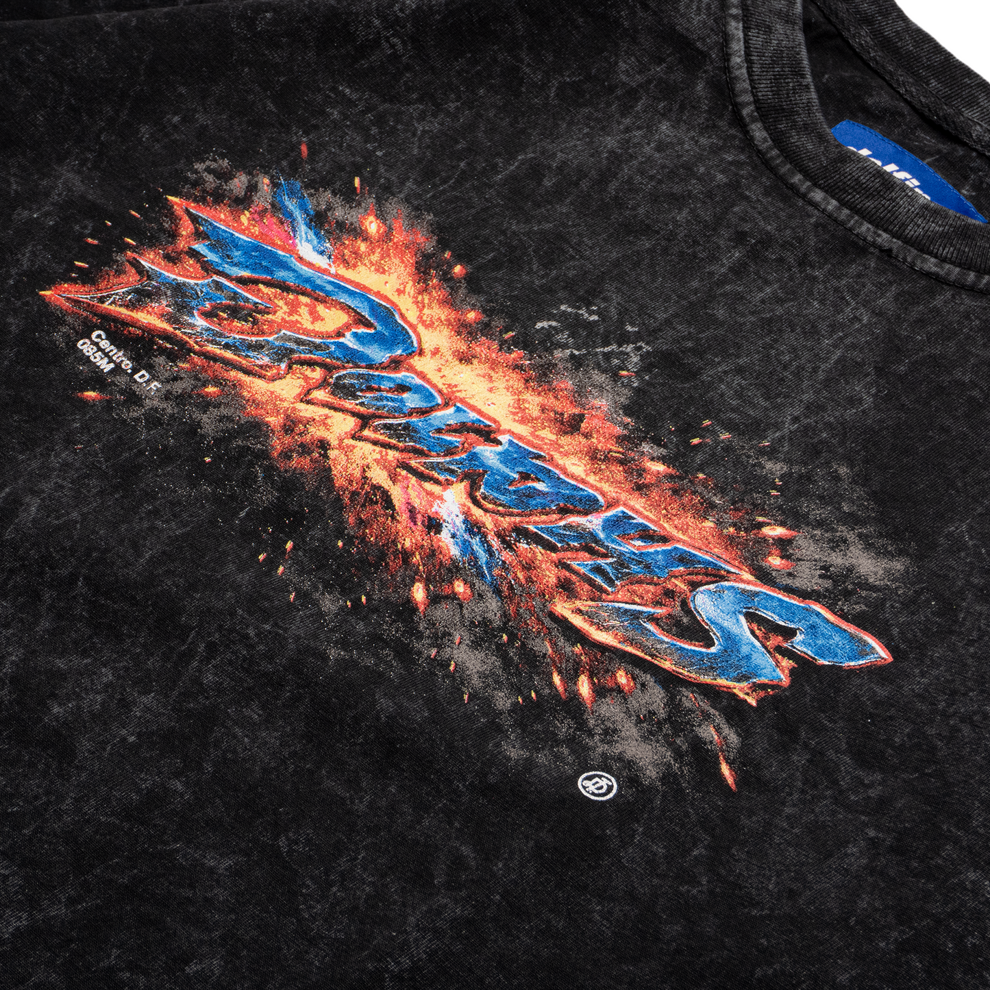 AKIMAN DOLPHS T-SHIRT / CHARCOAL GREY