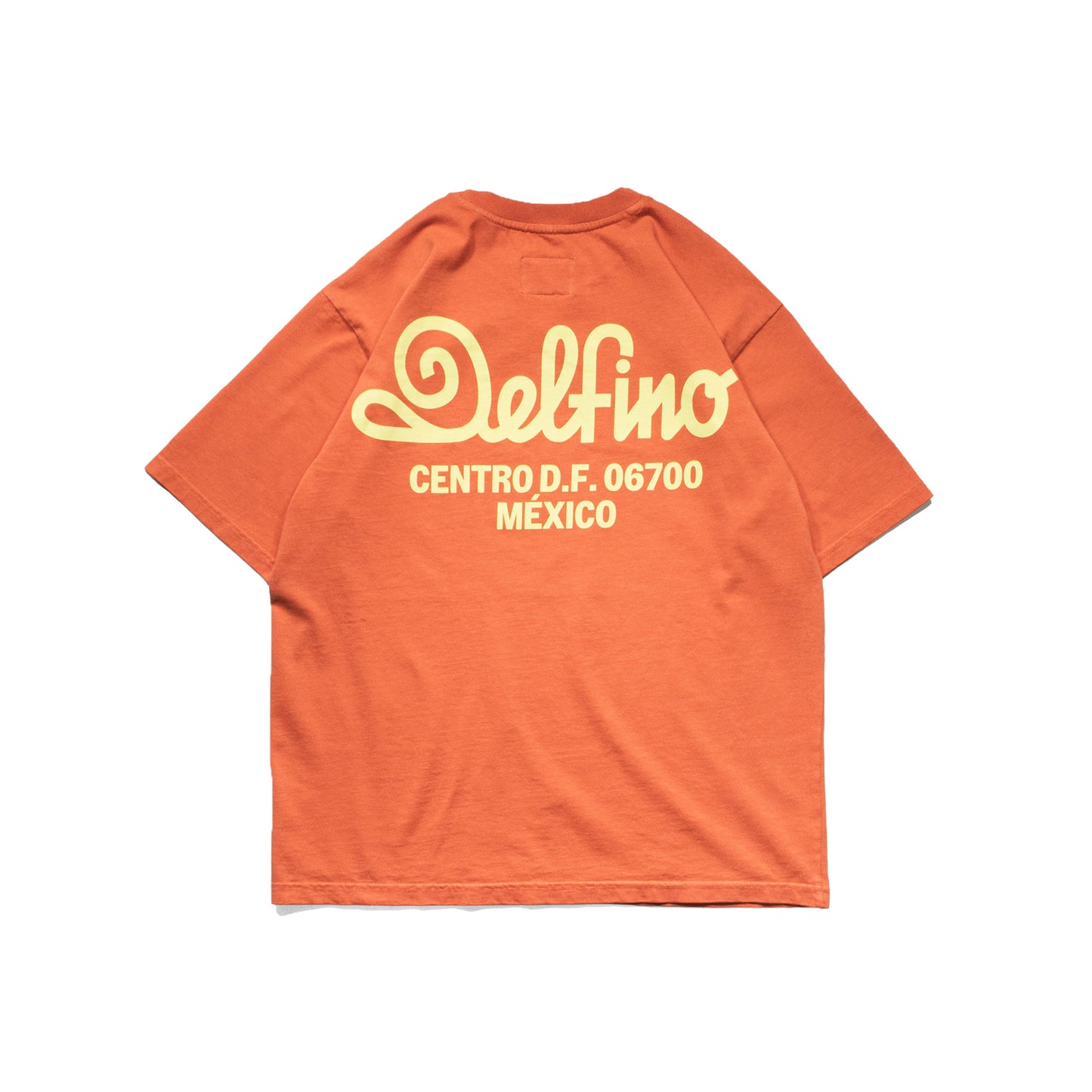 SELTZ DLFN LOGO - T-SHIRT / ORANGE