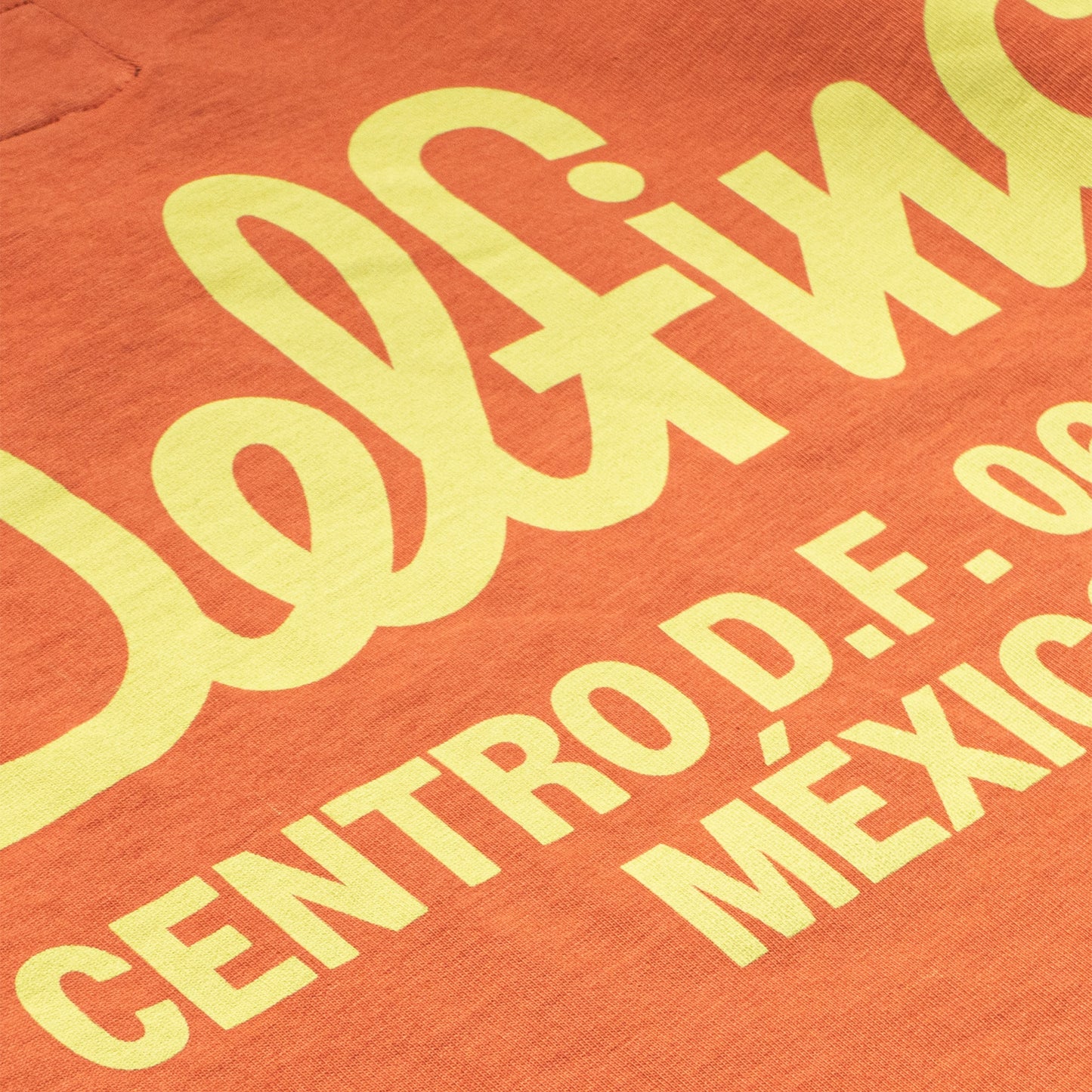 SELTZ DLFN LOGO - T-SHIRT / ORANGE