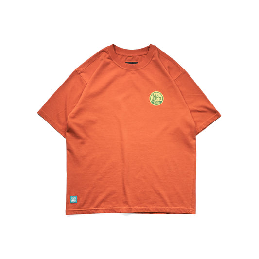 SELTZ DLFN LOGO - T-SHIRT / ORANGE