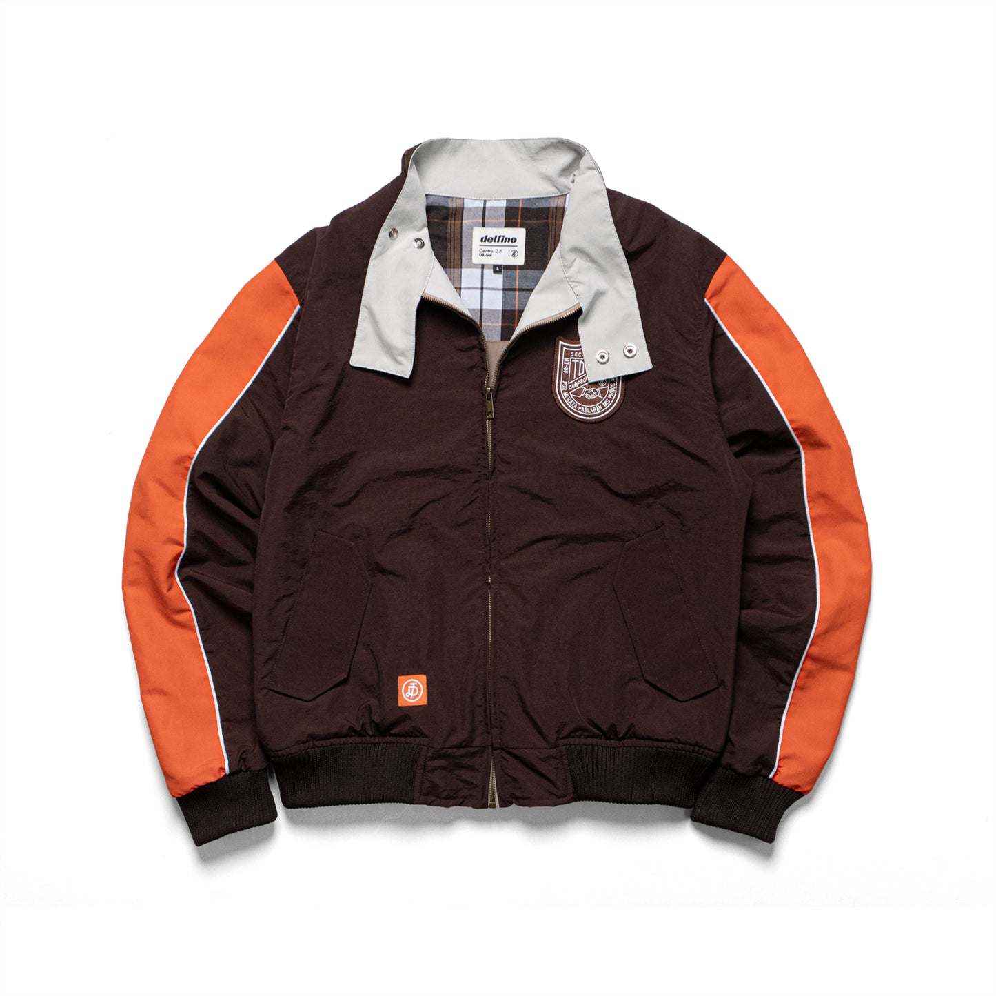 PREFECTO JACKET - BROWN W/ORANGE