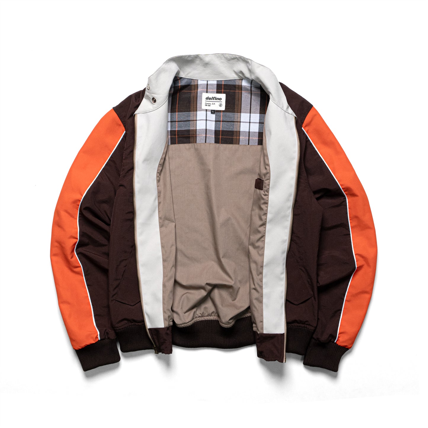 PREFECTO JACKET - BROWN W/ORANGE