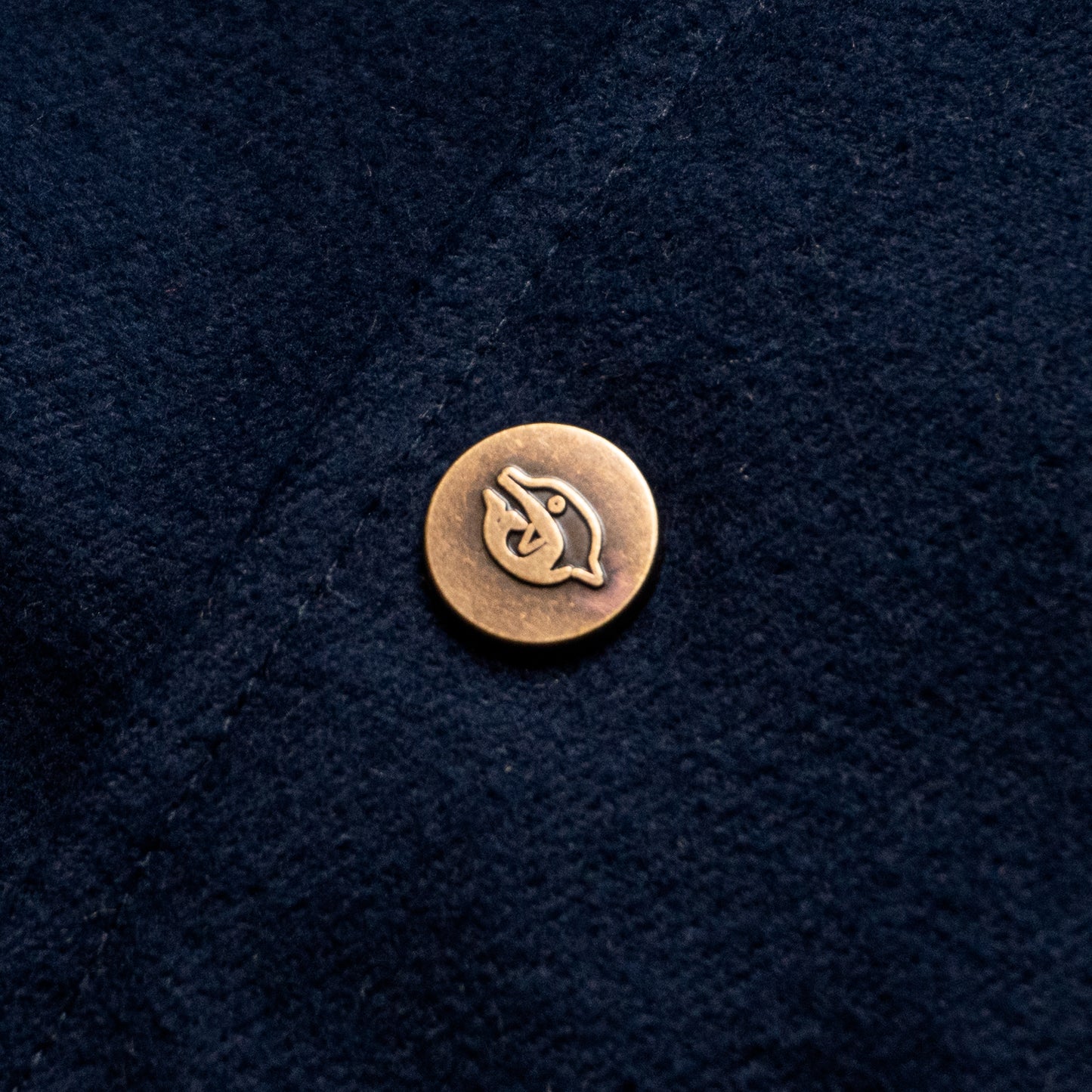 DESFONTAINES VARSITY JACKET - BLUE & CAMEL