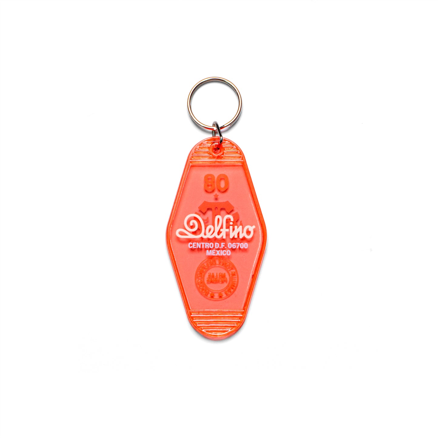 CINEMA LOGO KEYCHAIN -  ORANGE