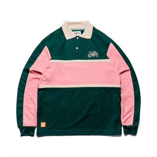 GRAMMI POLO - MULTICOLOR / PINK & GREEN