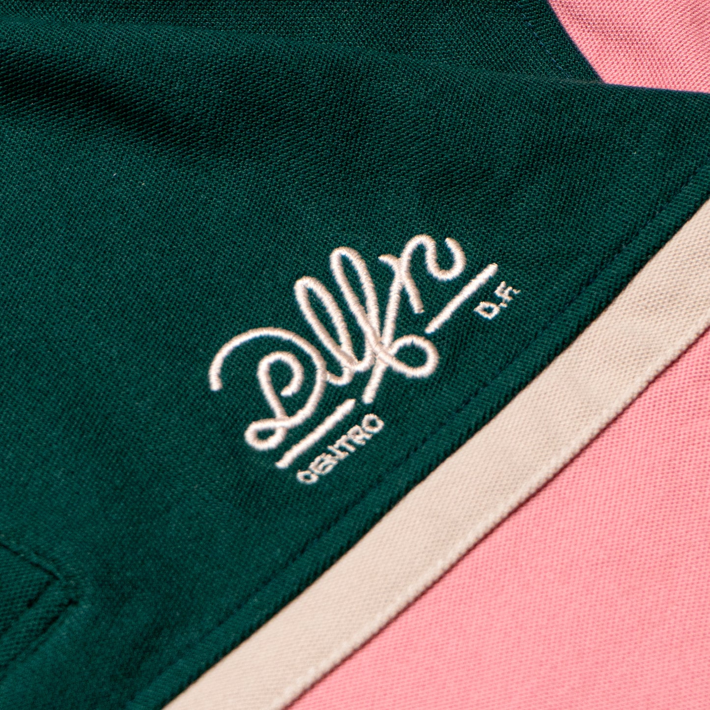 GRAMMI POLO - MULTICOLOR / PINK & GREEN