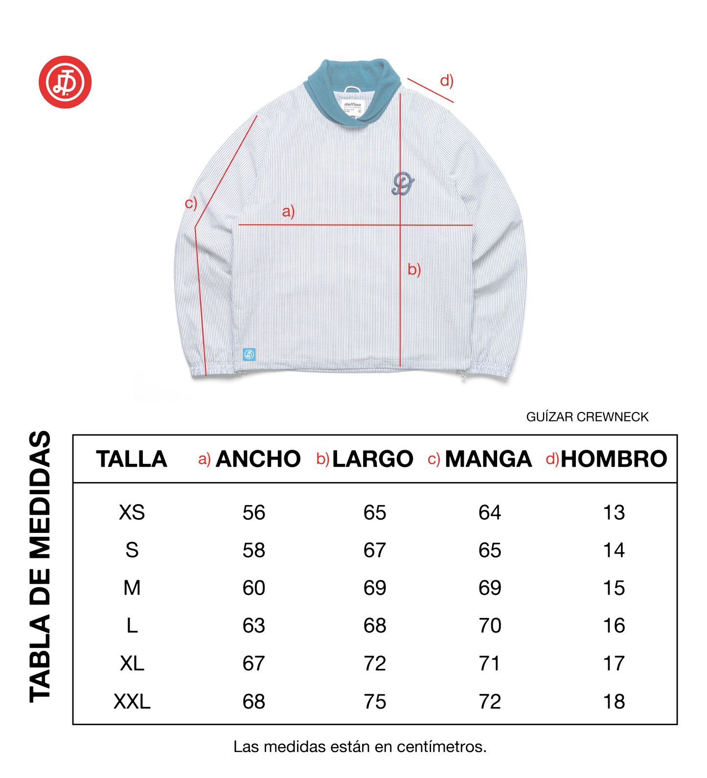 GUÍZAR CREWNECK - BLUE