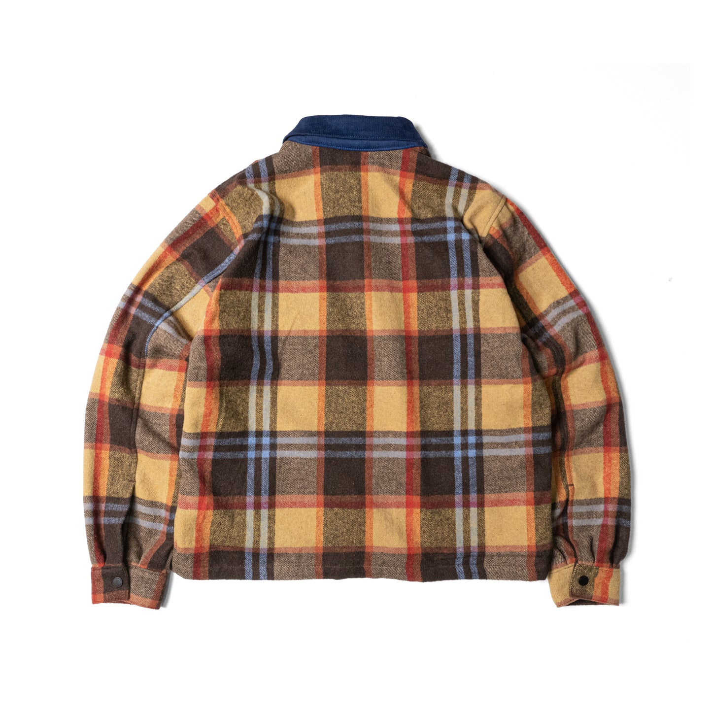 NONNO - GAS JACKET / BROWN & MUSTARD