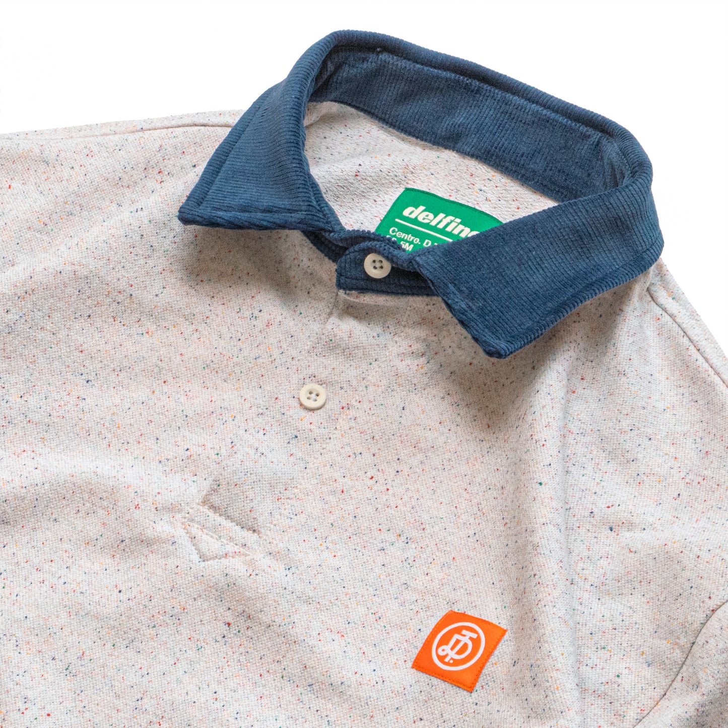 CONFETI POLO - NAVY COLLAR