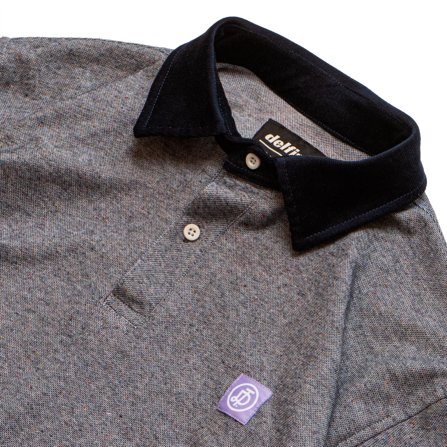 CONFETI POLO - SKY BLUE COLLAR