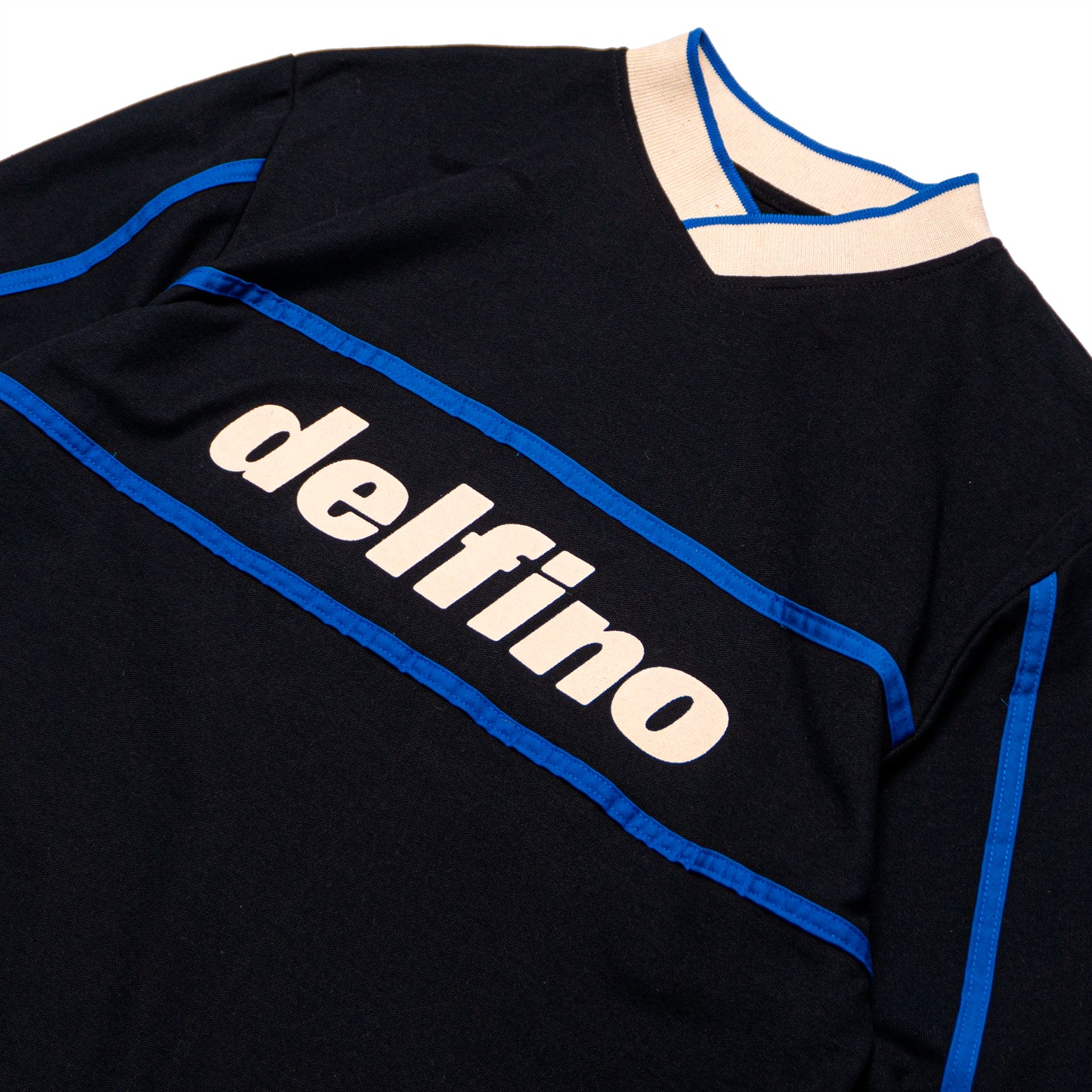 FREDDO CREWNECK / BLACK & BLUE