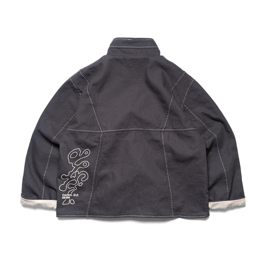 RODERICK PULLOVER JACKET - GREY