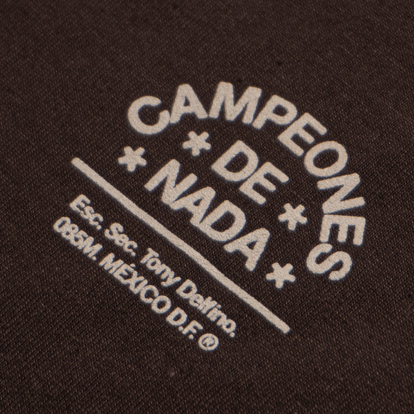 CAMPEONES RINGER T-SHIRT - BROWN
