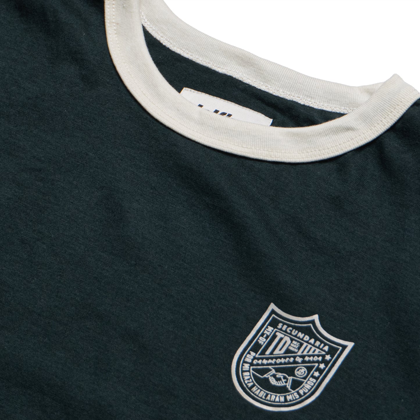 CAMPEONES RINGER T-SHIRT - GREEN