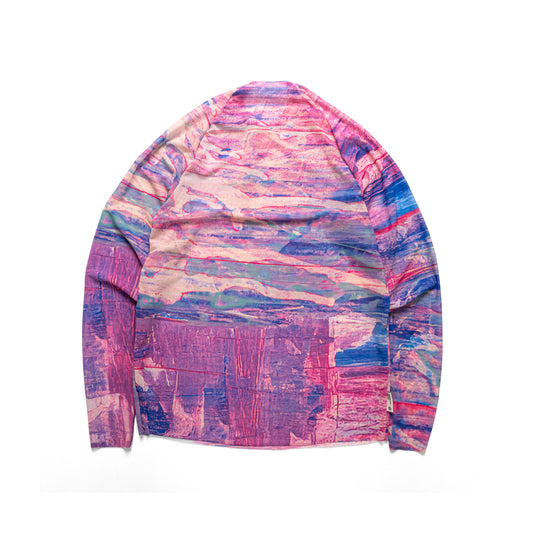 MARBLE SKIN - MESH T-SHIRT / MULTICOLOR