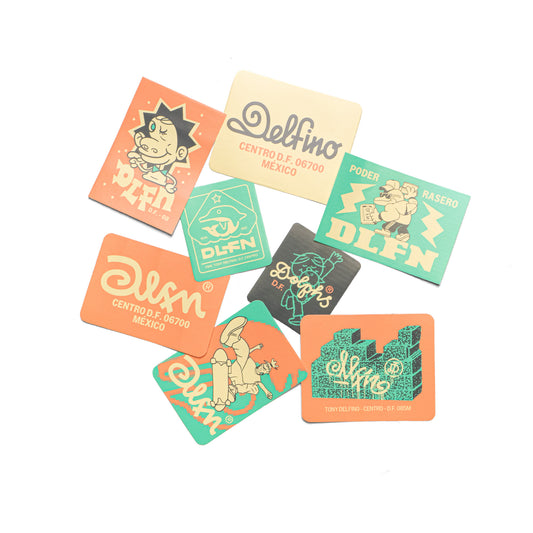 GUDU POP STICKER SET / AQUA