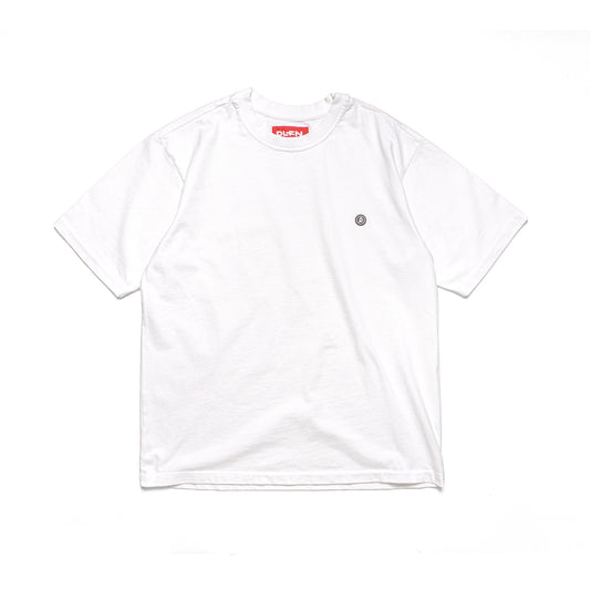 RUBBER PATCH BASIC T-SHIRT - WHITE