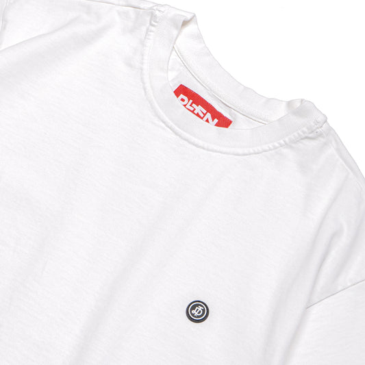 RUBBER PATCH BASIC T-SHIRT - WHITE