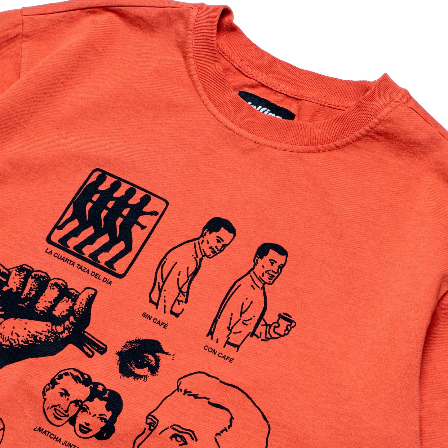 ¿YA TOMASTE CAFÉ? T-SHIRT / ORANGE BRICK